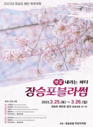 '벚꽃과 바다를 한 눈에' 오는 25~26일, 장승포 해안 벚꽃축제